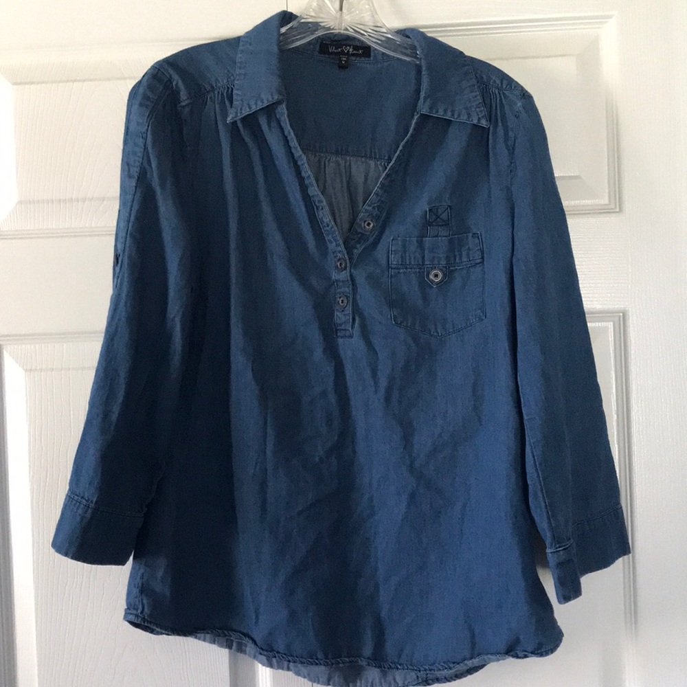 Blue jean top